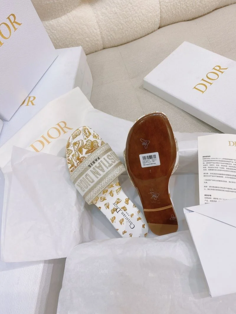 Christian Dior Slippers SmoothTexture 21875