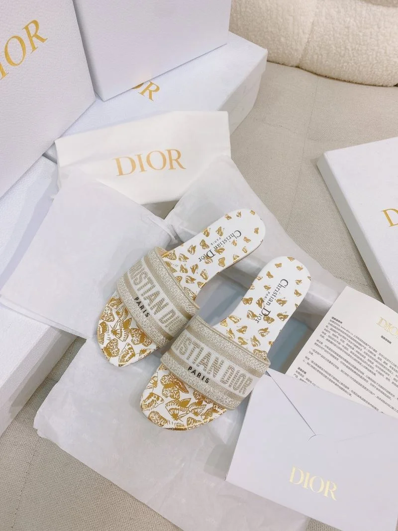 Christian Dior Slippers SmoothTexture 21875