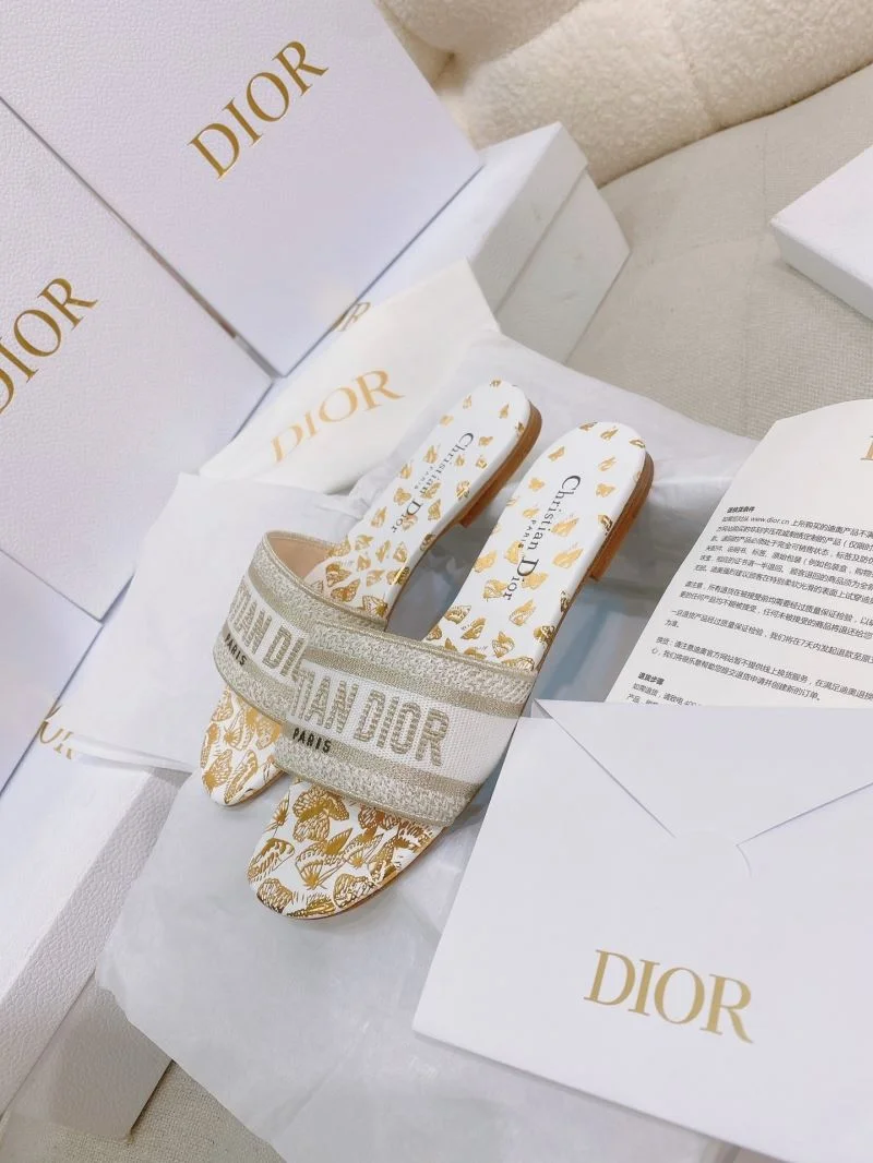 Christian Dior Slippers SmoothTexture 21875