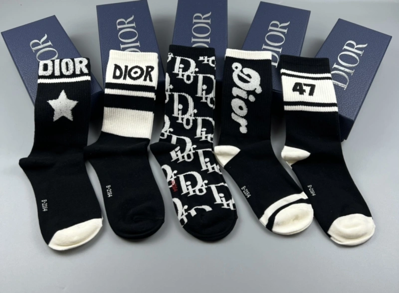 Christian Dior Socks Durable 274509
