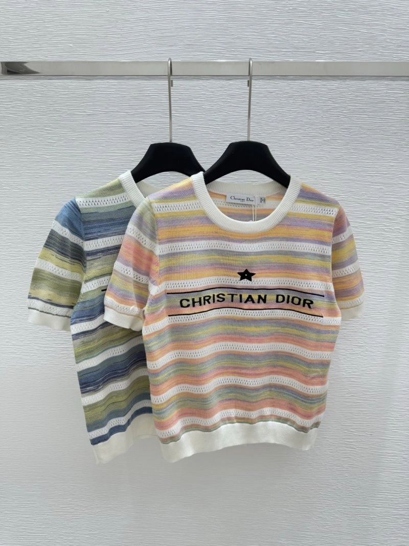 Christian Dior T-Shirts Versatile 111878