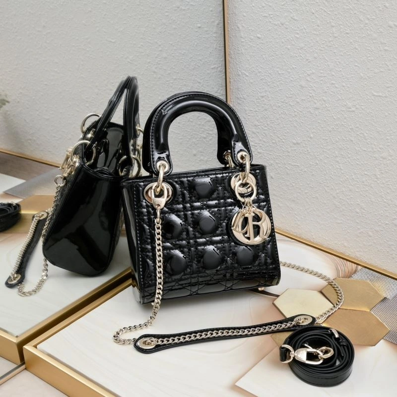 Compact Christian Dior Top Handle Bags 85502