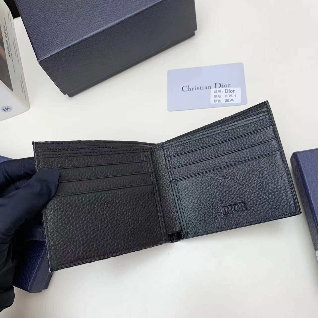 Christian Dior Wallets Purse SmoothTexture 93204