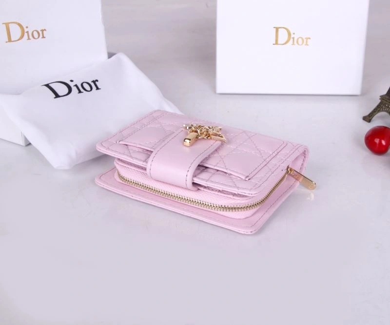 Bright Christian Dior Wallets Purse 88287