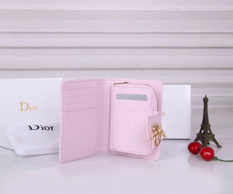 Bright Christian Dior Wallets Purse 88287
