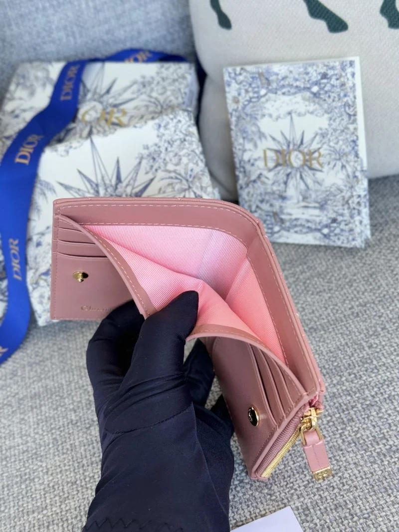 Christian Dior Wallets Purse ZipUp 45876