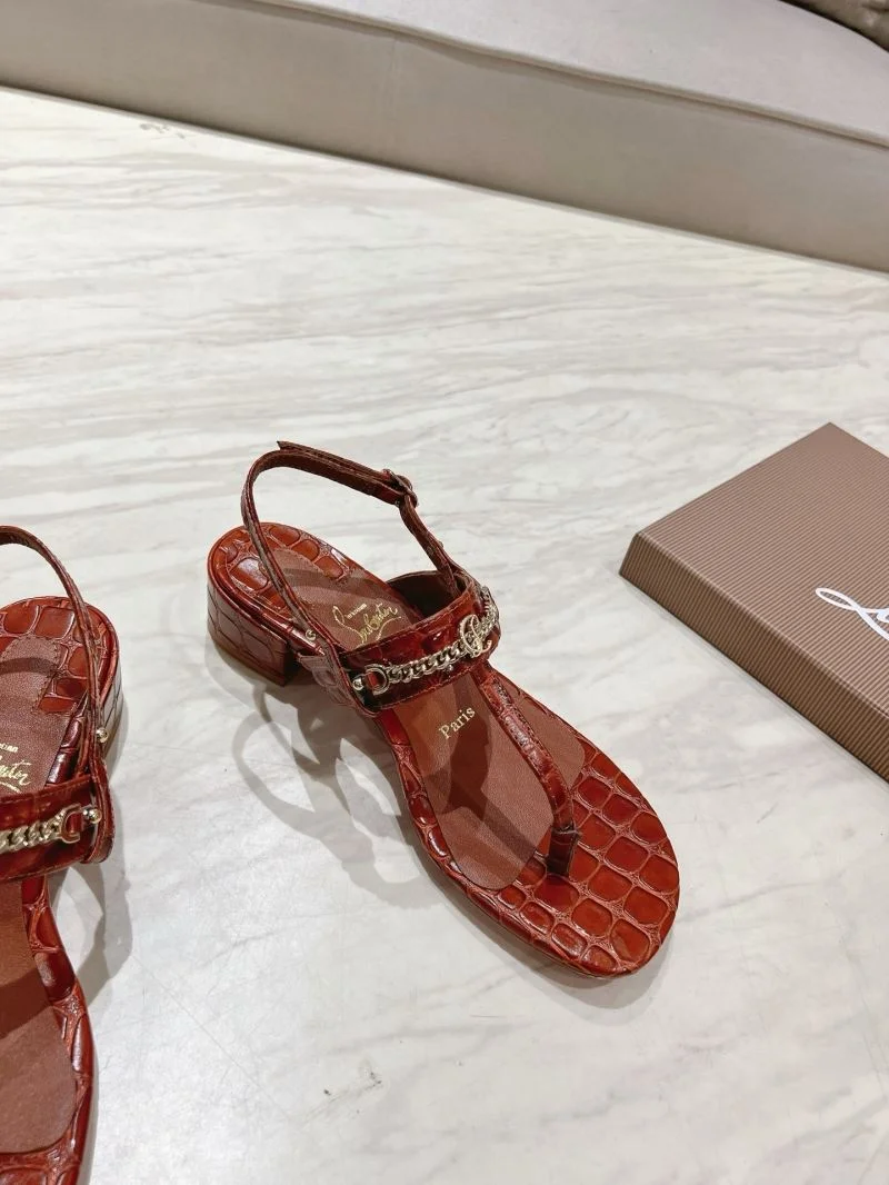 Effortless Christian Louboutin Sandals 22626