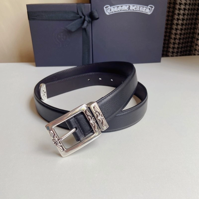 Minimalist Chrome Heart Belts 285320