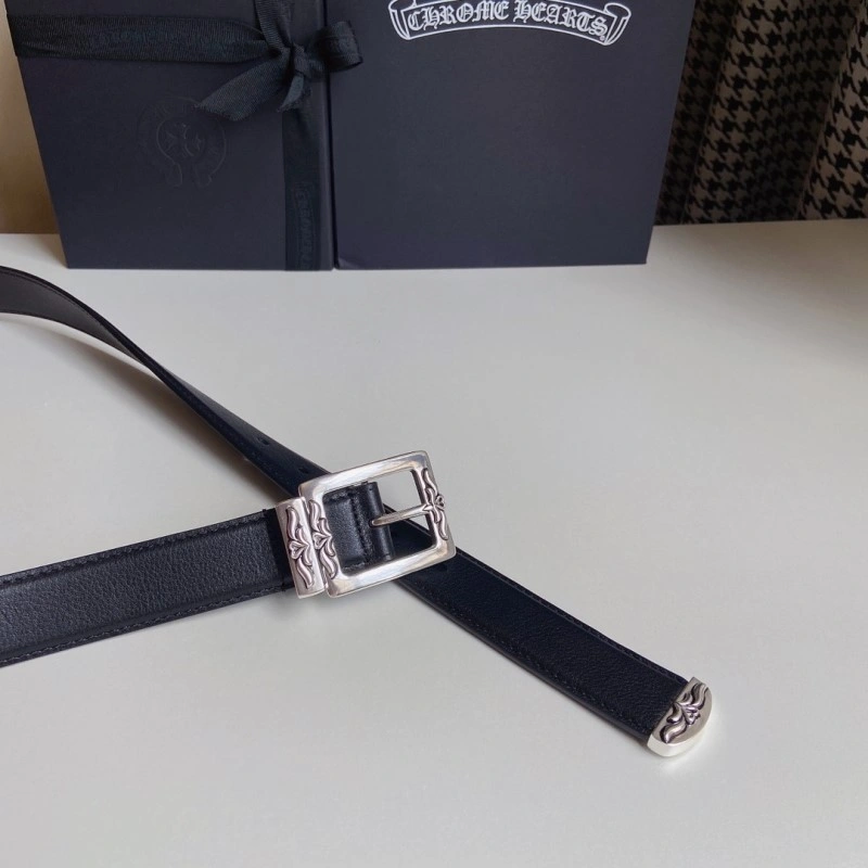 Minimalist Chrome Heart Belts 285320