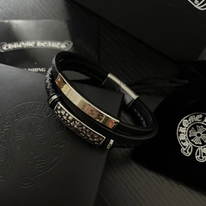 SmoothTexture Chrome Hearts Bracelets 241373