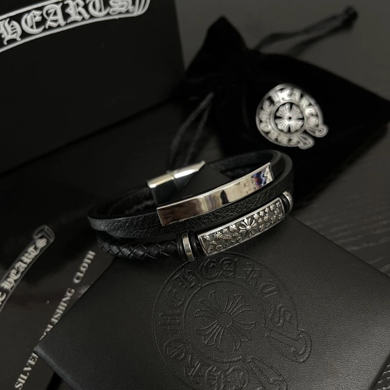 SmoothTexture Chrome Hearts Bracelets 241373