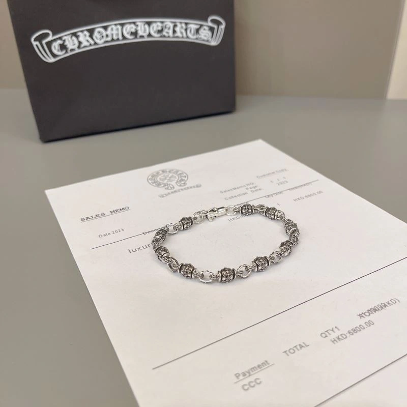 SmoothTexture Chrome Hearts Bracelets 240878