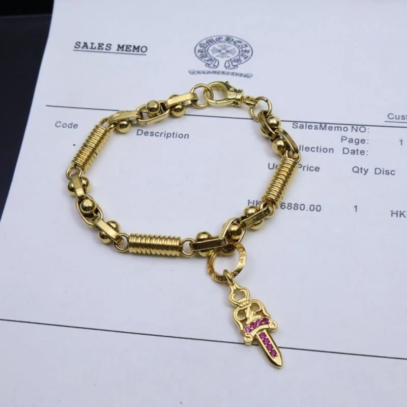 Bright Chrome Hearts Bracelets 238888
