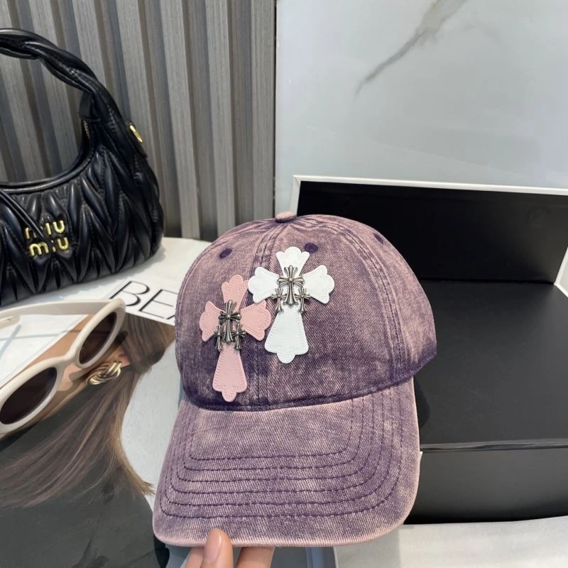 Compact Chrome Hearts Caps 259054
