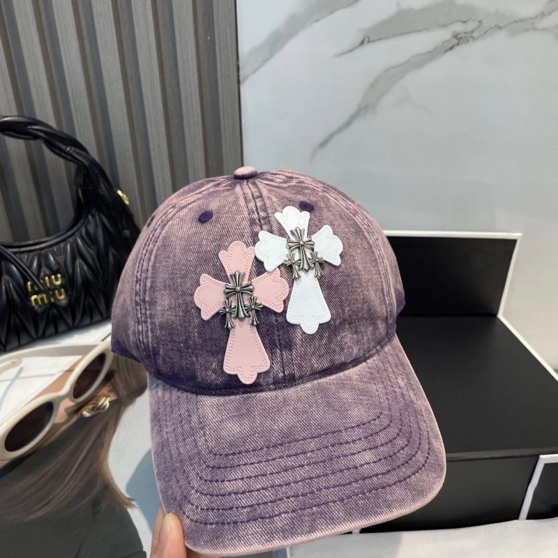 Compact Chrome Hearts Caps 259054