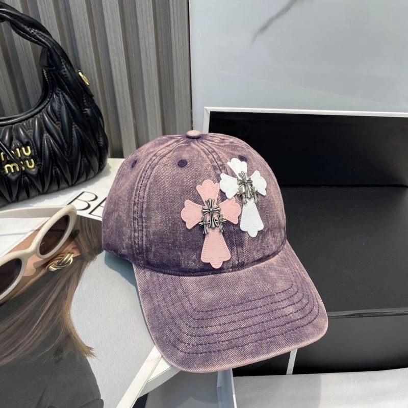 Compact Chrome Hearts Caps 259054