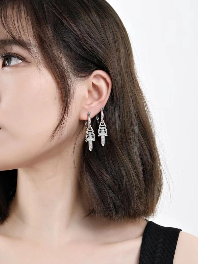 Vibrant Chrome Hearts Earrings 241685