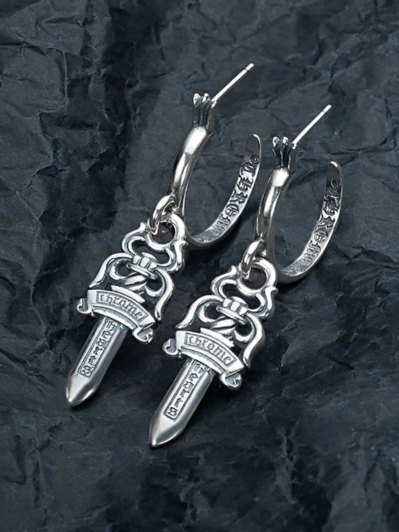 Vibrant Chrome Hearts Earrings 241685