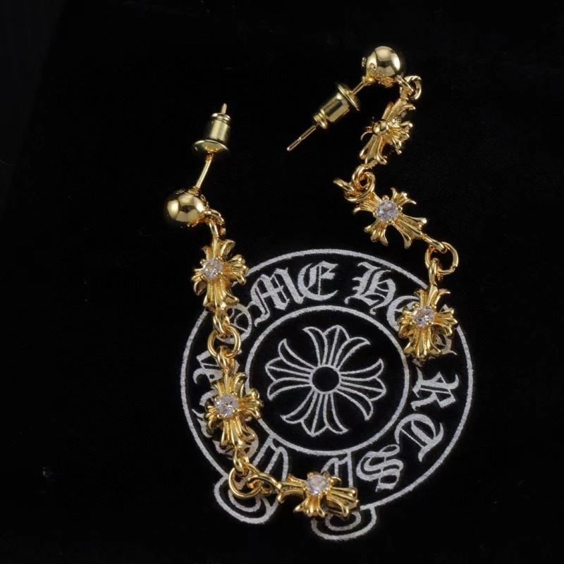 Cozy Chrome Hearts Earrings 240249