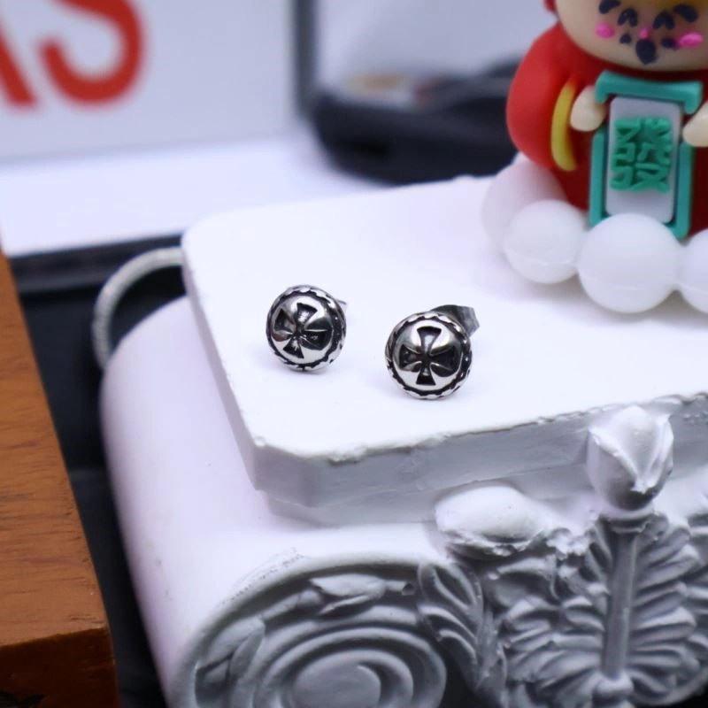 Thermal Chrome Hearts Earrings 239654