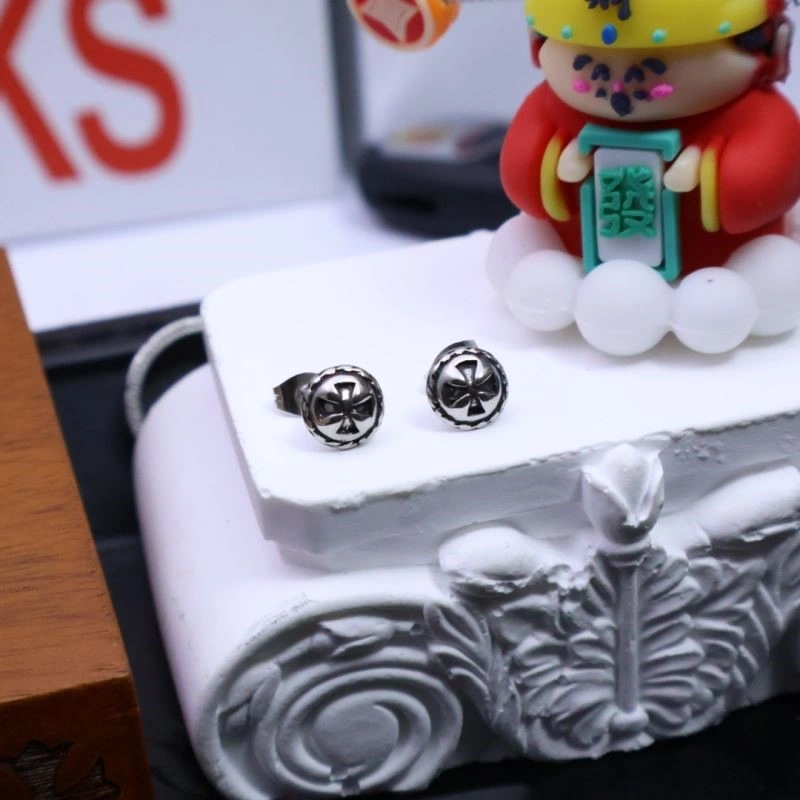Thermal Chrome Hearts Earrings 239654