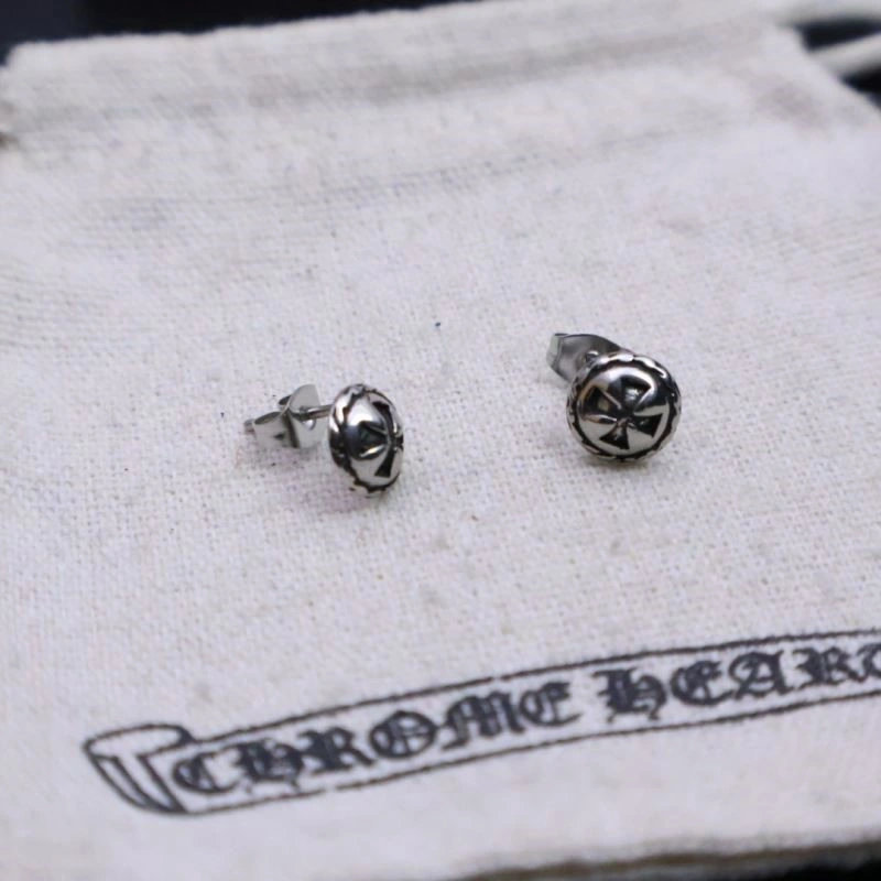 Thermal Chrome Hearts Earrings 239654