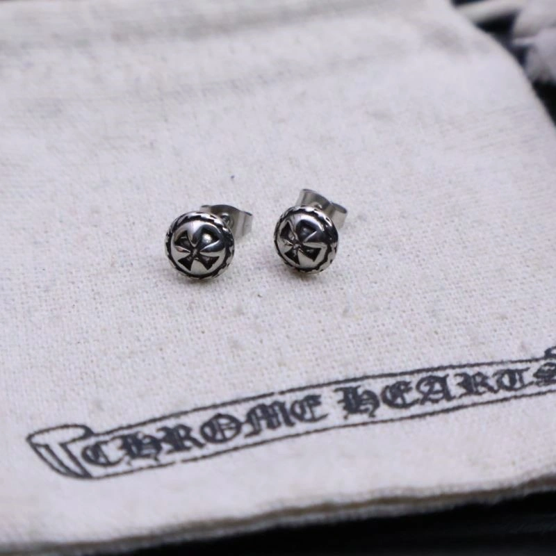 Thermal Chrome Hearts Earrings 239654
