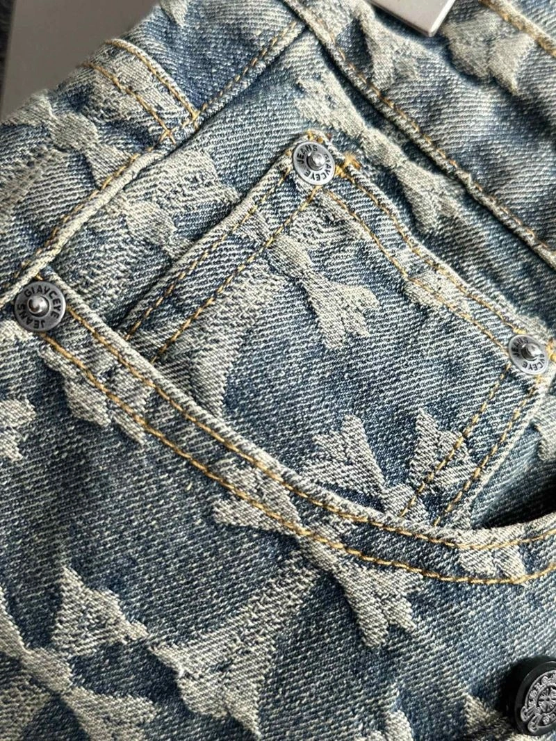 RelaxedFit Chrome Hearts Jeans 119028