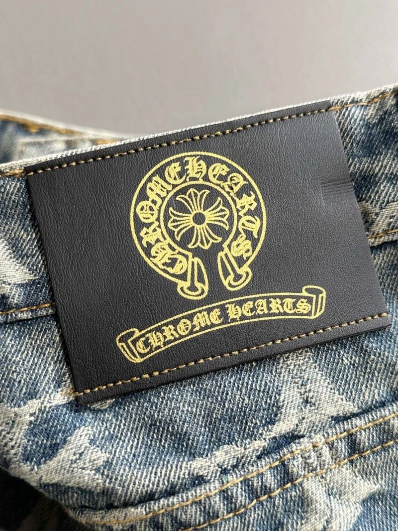 RelaxedFit Chrome Hearts Jeans 119028