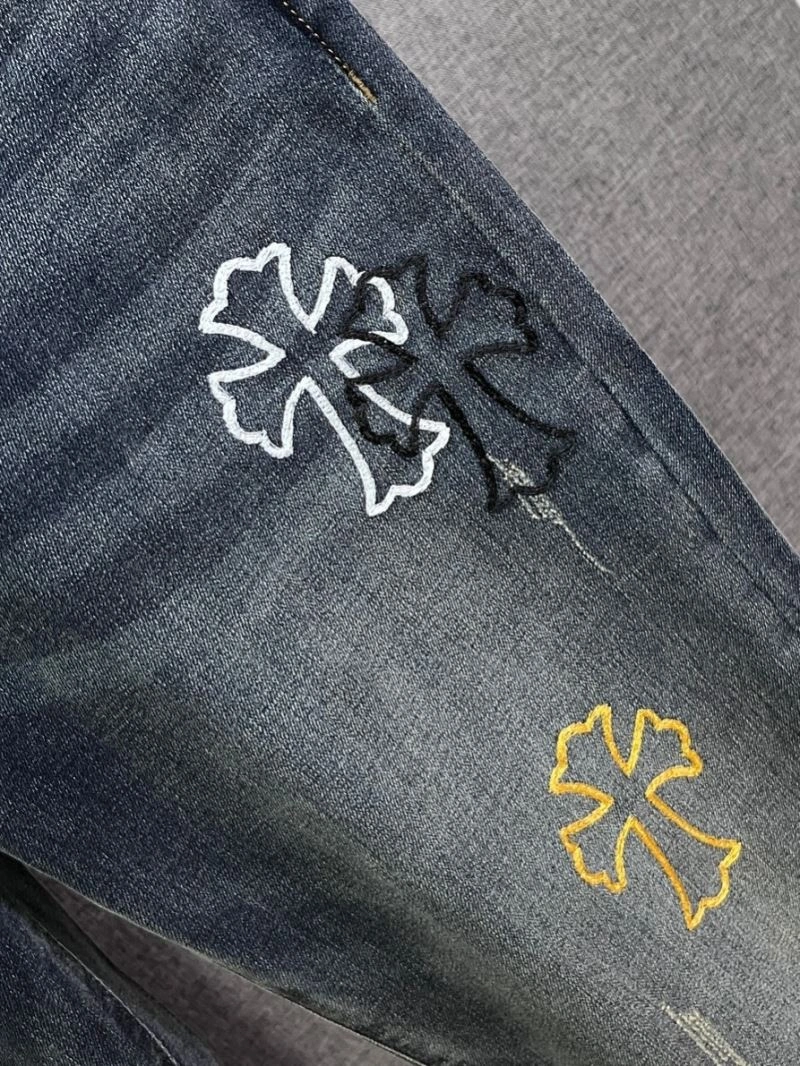 Soft Chrome Hearts Jeans 118457