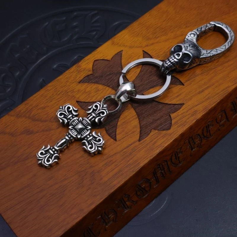 EyeCatching Chrome Hearts Keychains 240225