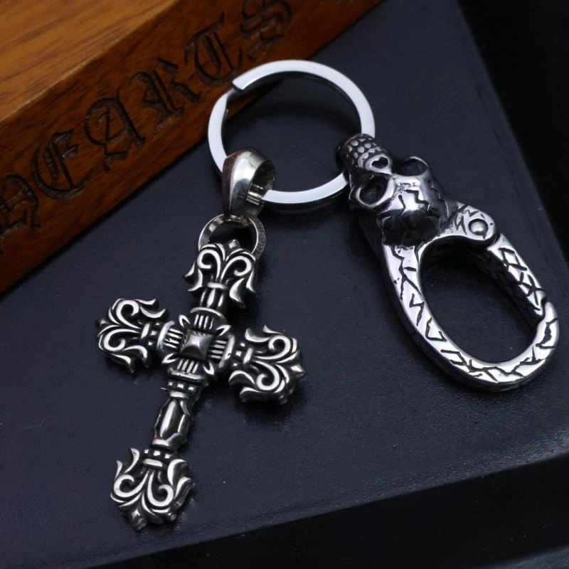 EyeCatching Chrome Hearts Keychains 240225