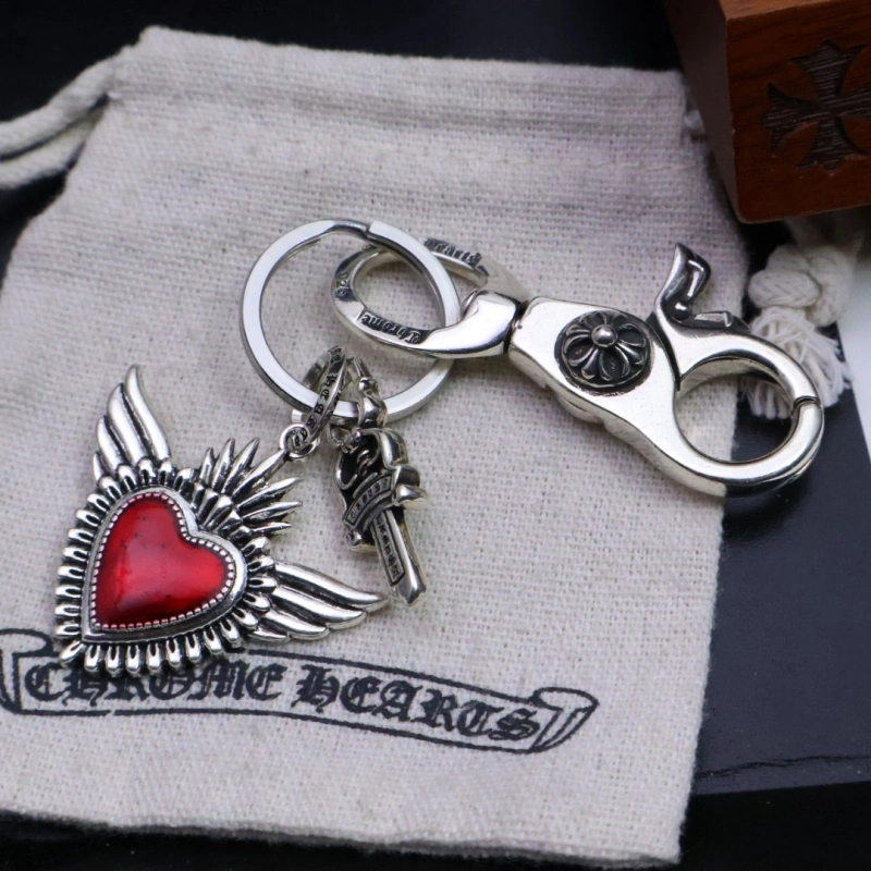 Compact Chrome Hearts Keychains 266603