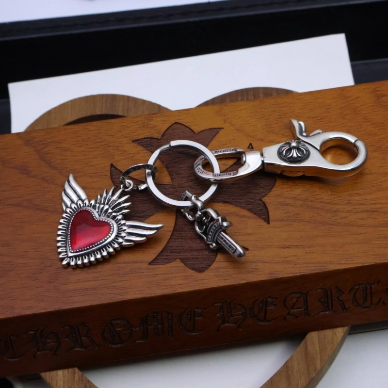 Compact Chrome Hearts Keychains 266603