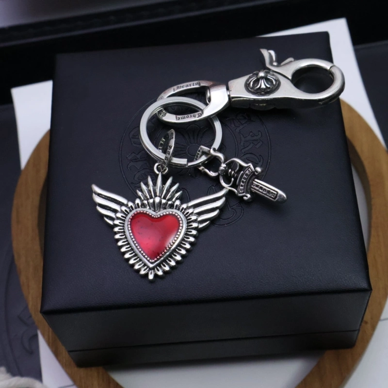 Compact Chrome Hearts Keychains 266603