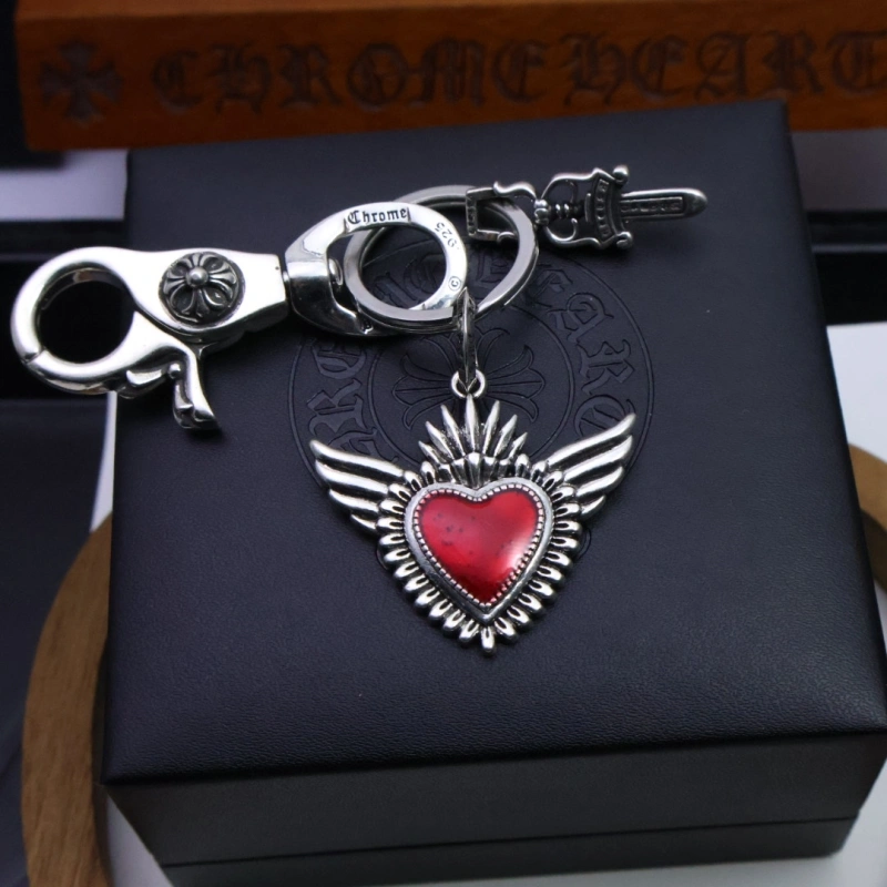 Compact Chrome Hearts Keychains 266603