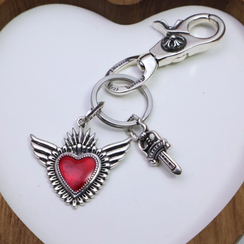 Compact Chrome Hearts Keychains 266603
