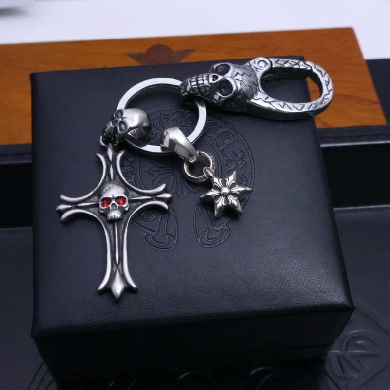 Compact Chrome Hearts Keychains 266560