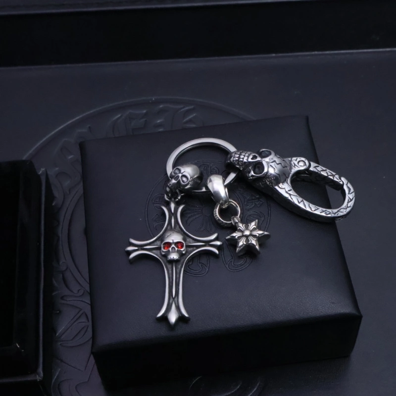 Compact Chrome Hearts Keychains 266560