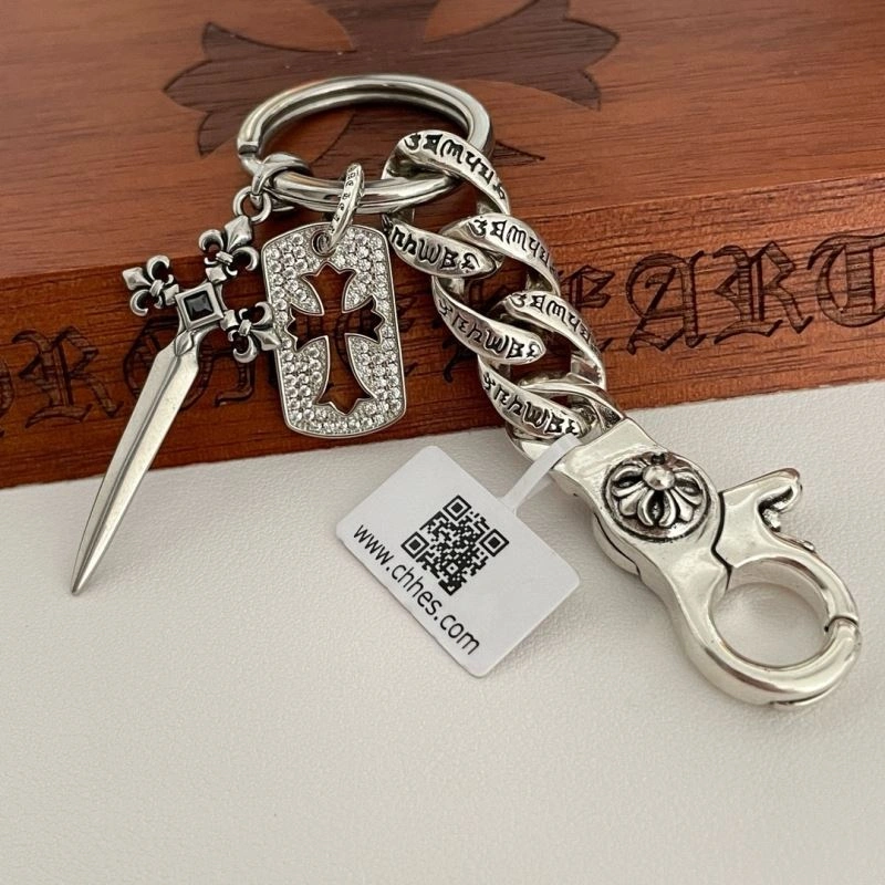 Minimalist Chrome Hearts Keychains 265778