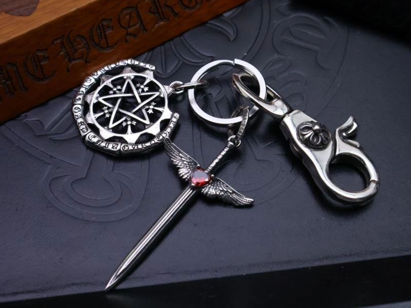 Sophisticated Chrome Hearts Keychains 265728