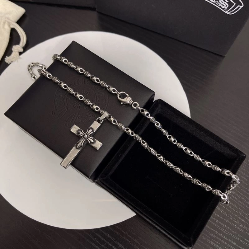 Cozy Chrome Hearts Necklaces 242264