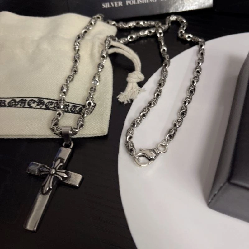 Cozy Chrome Hearts Necklaces 242264