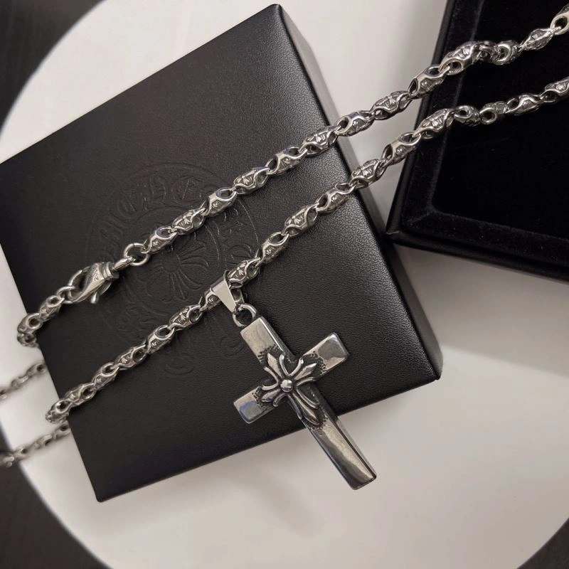 Cozy Chrome Hearts Necklaces 242264