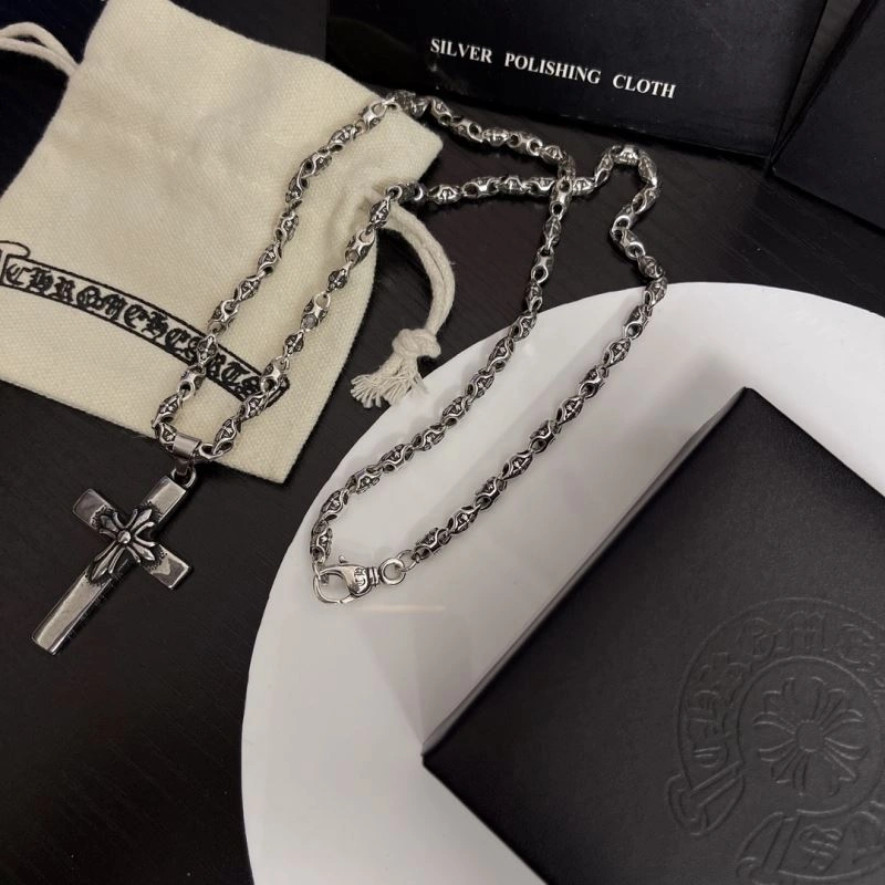Cozy Chrome Hearts Necklaces 242264