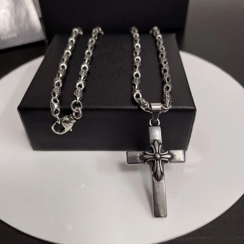 Cozy Chrome Hearts Necklaces 242264