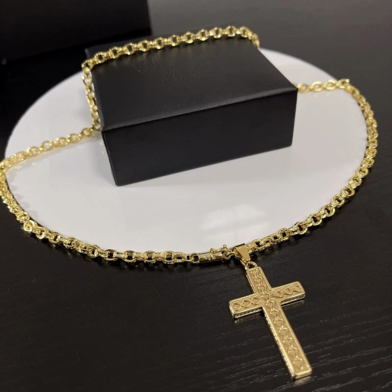 Cozy Chrome Hearts Necklaces 242209