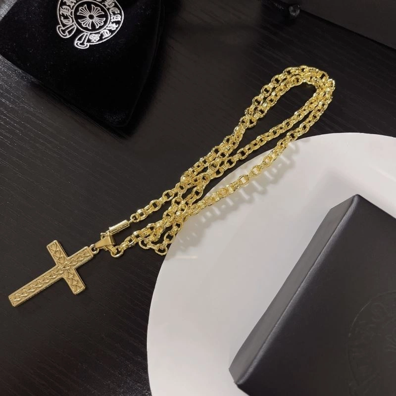 Cozy Chrome Hearts Necklaces 242209