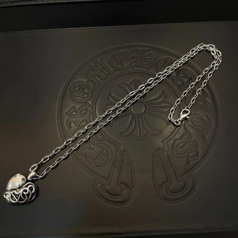 Cozy Chrome Hearts Necklaces 242192