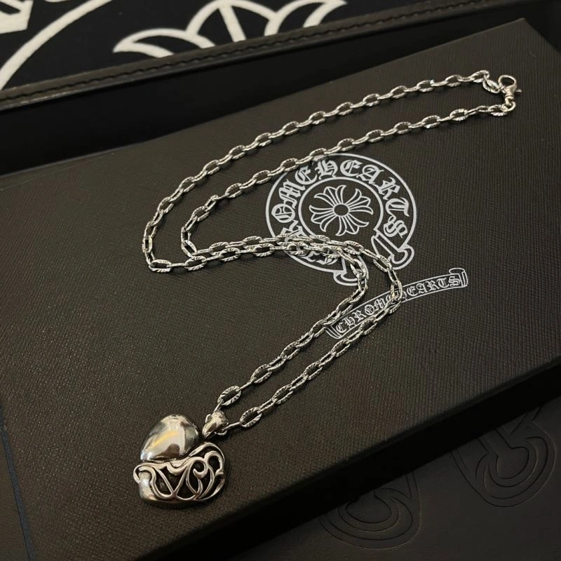 Cozy Chrome Hearts Necklaces 242192